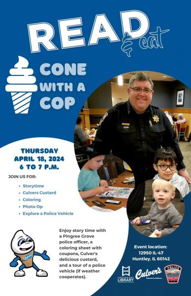 Image for event: Read &amp; Eat - Cone with a Cop