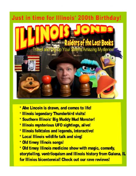 Image for event: Illinois Jones: Raiders of the Lost Books!