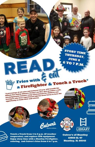 Image for event: Read &amp; Eat - Fries with a Firefighter