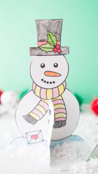 Image for event: January Grab N Go 3D Snowman
